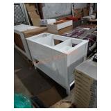 48" vanity, Damaged