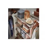 Closet organizer shelf set