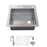Glacier Bay Single 25" Kitchen Sink