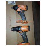 Rigid 18v drill and impact driver set