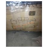 Wicker patio set with cushions