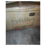 Wicker patio set with cushions