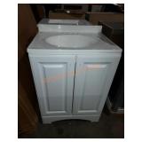 Glacier Bay 24" White Vanity and Top