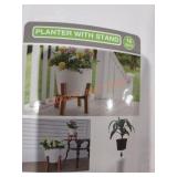 16" planter with stand