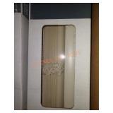 Cordless vinyl blinds