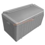 Hampton Bay 110Gal. Grey Resin Storage Deck Box