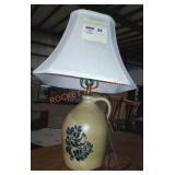 Pfaltzgraff co. Pottery jug lamp