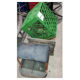Mechanics stool and crate lot