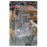 Vintage Twisted vine rocking chair