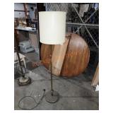 Vintage brass standing lamp