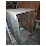 Barn wood handmade storage shelf