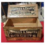 Homes & Coutts Biscuits wooden box