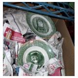 Box of  matching dishes