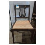 Vintage Harp style wood chair