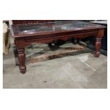 Wood and Glass Top coffee table