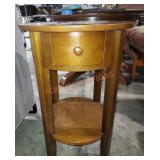 Round side table w/ drawer