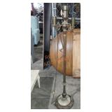 Vintage standing lamp with marble base