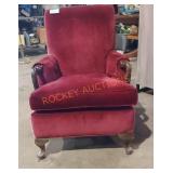 Red Velvet parlor chair