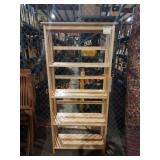 4shelf wood storage rack