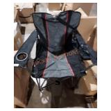 Foldable black chair