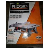 Rigid 7in table top wet tile saw