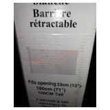 Easy baby retractable gate