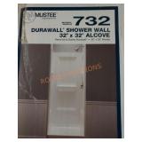 Durawall 32"x32" Alcove Shower Wall