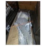 Gray shower/ toilet mats