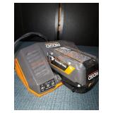 Ridgid 18V 4Ah Battery and Charger