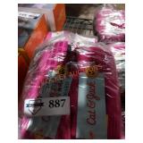 Pink & black kids gloves