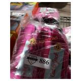 Pink & black kids gloves