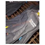 Gloves black large 3 pks