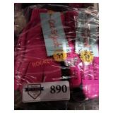 Pink & black kids gloves