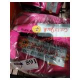 Pink & black kids gloves