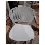 Plastic barstool chairs