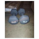15lb dumbell pair
