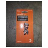 Everbilt 1/8 in. Zinc-Plated Wire Rope Clamp