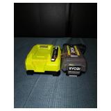 Ryobi battery and charger