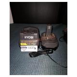 Ryobi battery and charger
