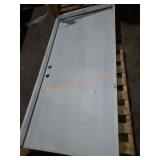 White 6 panel 38"x81" Exterior Door