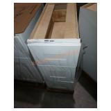 Three drawer cabinets