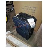 Black/blue suit case