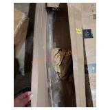 Shower curtain rod curved