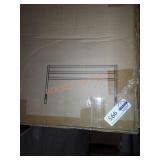 Double panel metal headboard full double