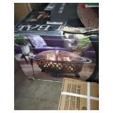 Hampton bay 30 in outdoor firepit