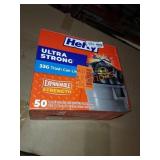 Hefty 33gallon trash can liner