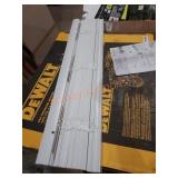 34"W White Cordless Blinds