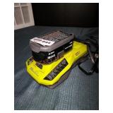 Ryobi 18V 4Ah Battery and Charger