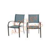 StyleWell Stackable Split Back Sling Patio Chair