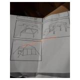 Pole Canopy Tent in white